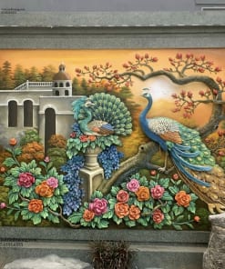 Thi Công Tranh Tường Phong Cảnh HCM