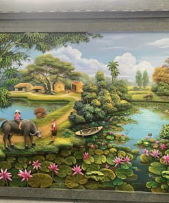 Thi Công Tranh Tường Phong Cảnh HCM