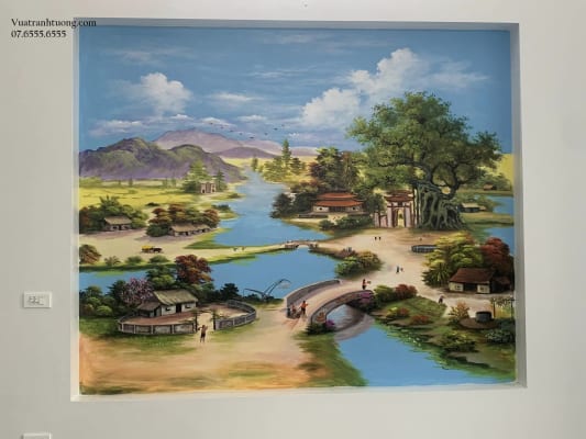 Thi Công Vẽ Tranh Phong Cảnh