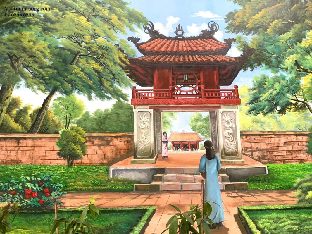 Thi Công Vẽ Tranh Phong Cảnh
