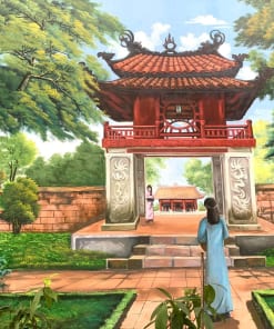 Thi Công Vẽ Tranh Phong Cảnh