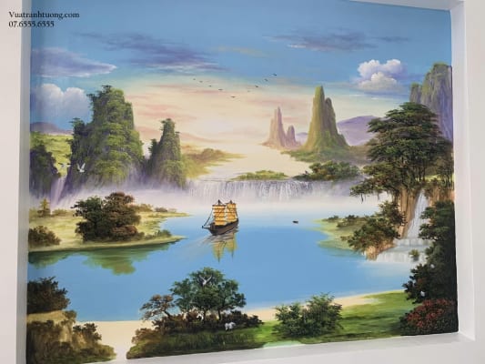 Thi Công Vẽ Tranh Phong Cảnh