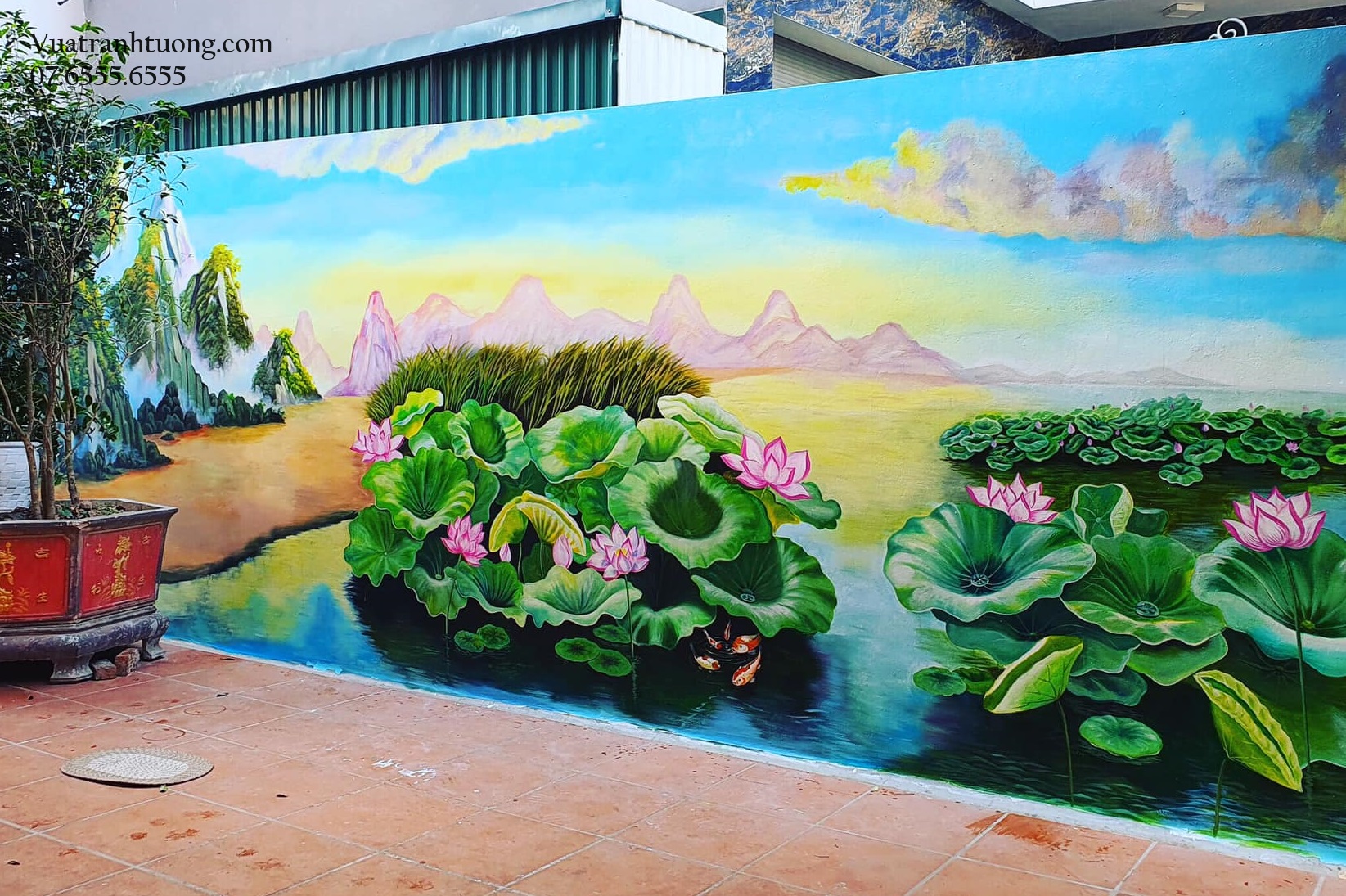thi-cong-ve-tranh-tuong-tai-ung-hoa