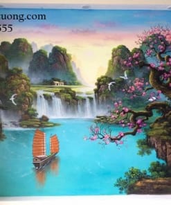 Tranh Tường Vẽ Phong Cảnh