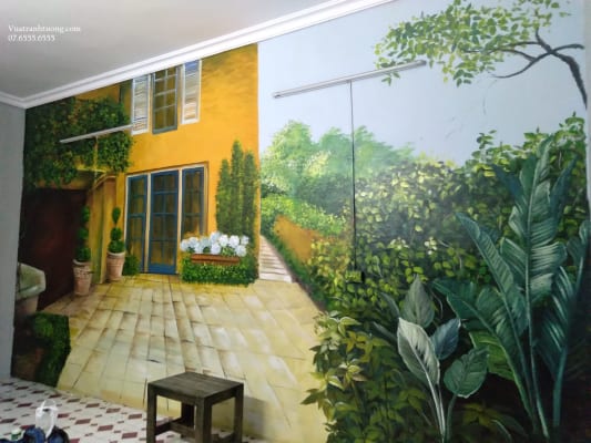 Tranh Vẽ Tường Nhà