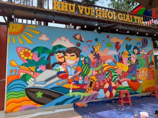Vẽ Trang Tường Bằng Màu Acrylic