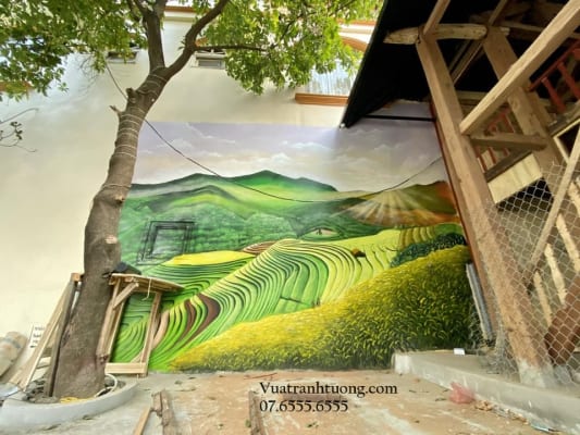 Vẽ Trang Tường Bằng Màu Acrylic