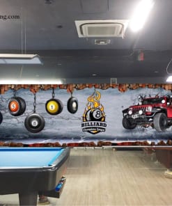 Vẽ Tranh Tường 3D Cho Quán Bida