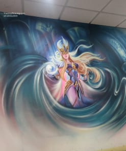 Vẽ Tranh Tường Anime