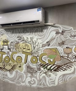 Vẽ Tranh Tường Cho Quán Trà Sữa TocoToco