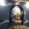 Vẽ Tranh Tường Con Sóng Biển