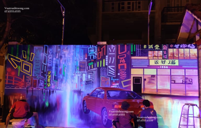 Vẽ Tranh Tường Dạ Quang