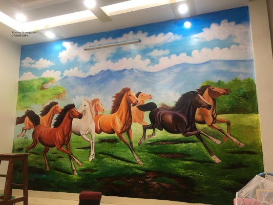 Vẽ Tranh Tường Đẹp Nhất Hà Nội