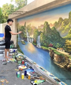 Vẽ Tranh Tường Ngoài Trời Tại Hà Nội