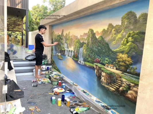 Vẽ Tranh Tường Ngoài Trời Tại Hà Nội