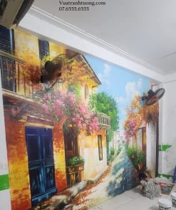 Vẽ Tranh Tường Phong Cảnh Đẹp