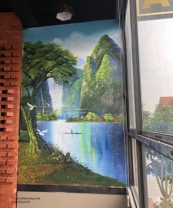 Vẽ Tranh Tường Phong Cảnh Đẹp