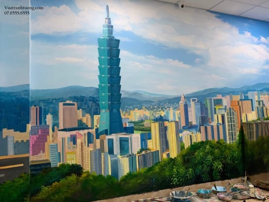 Vẽ Tranh Tường Phòng Tập Thể Hình