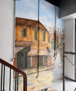 Vẽ Tranh Tường Quán Bánh