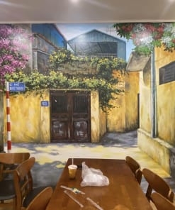 Vẽ Tranh Tường Quán Bánh
