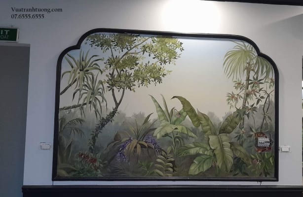 Vẽ Tranh Tường Quán Thẩm Mỹ Viện
