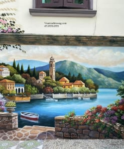 Vẽ Tranh Tường Sân Vườn