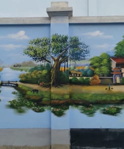 Vẽ Tranh Tường Sân Vườn Tại Hà Nội