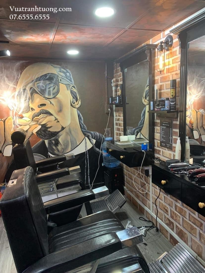 ve-tranh-tuong-tiem-hot-toc-barber-shop-1 Vẽ Tranh Tường Tiệm Hớt Tóc Barber shop