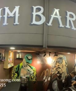 Vẽ Tranh Tường Tiệm Hớt Tóc Barber shop