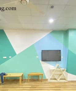 Vẽ Tranh Tường Trung Tâm Ngoại Ngữ