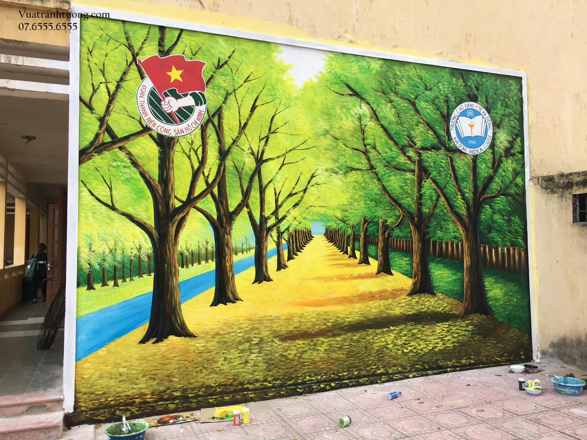 ve-tranh-tuong-trung-tam-tieng-anh Vẽ Tranh Tường Trung Tâm Tiếng Anh
