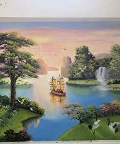 Vẽ Tranh Tường Tường Sân