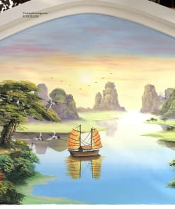 Vẽ Tranh Tường Tường Sân