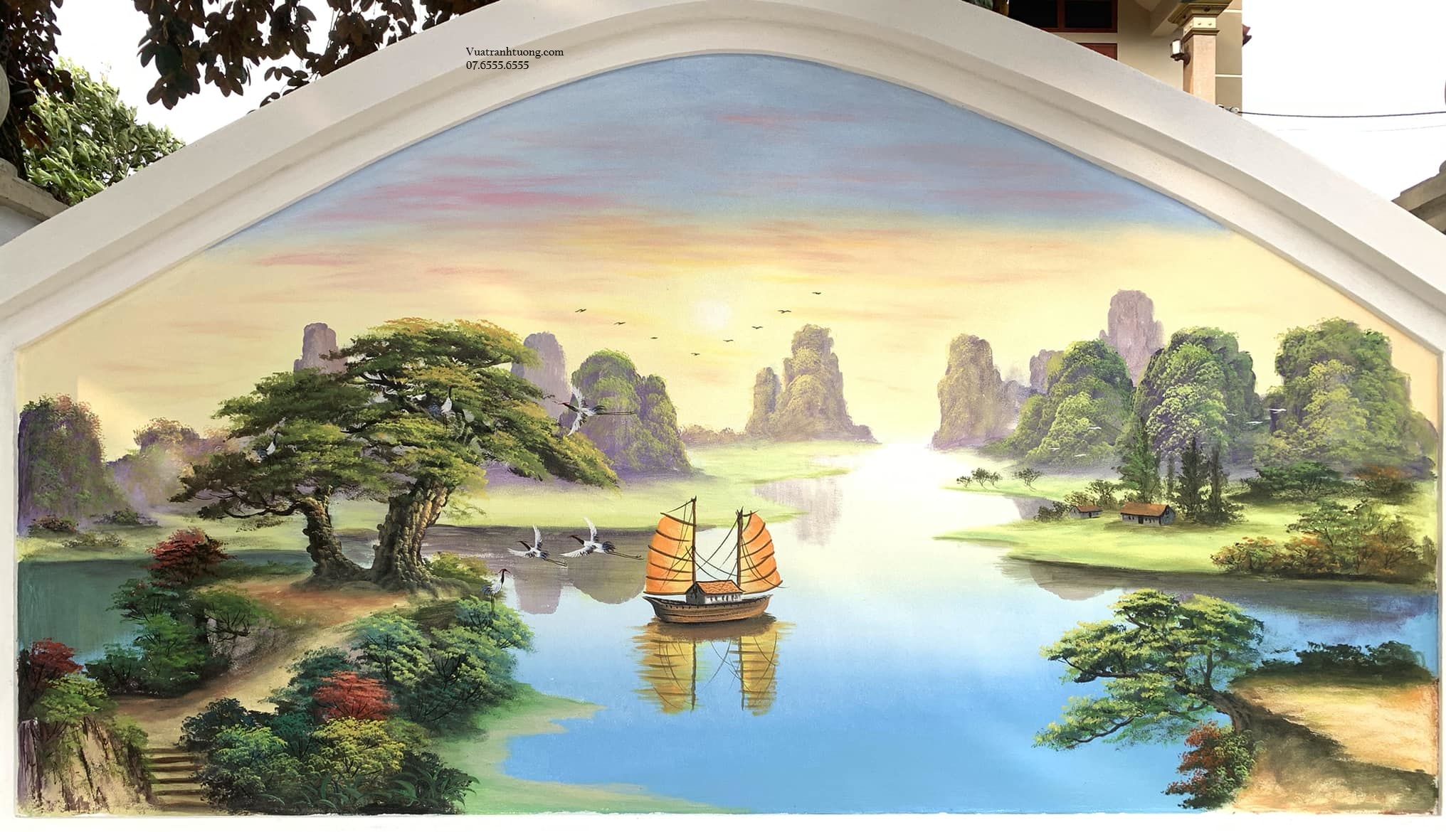 ve-tranh-tuong-tuong-san-2 Vẽ Tranh Tường Tường Sân